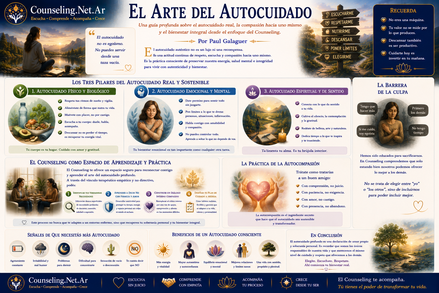 El Arte del Autocuidado | Counseling