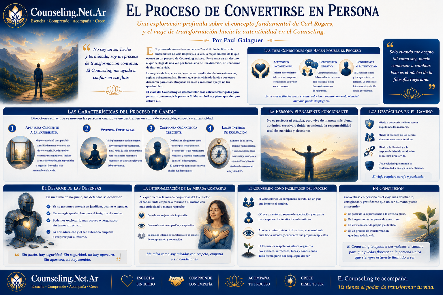 El Proceso de Convertirse en Persona | Counseling
